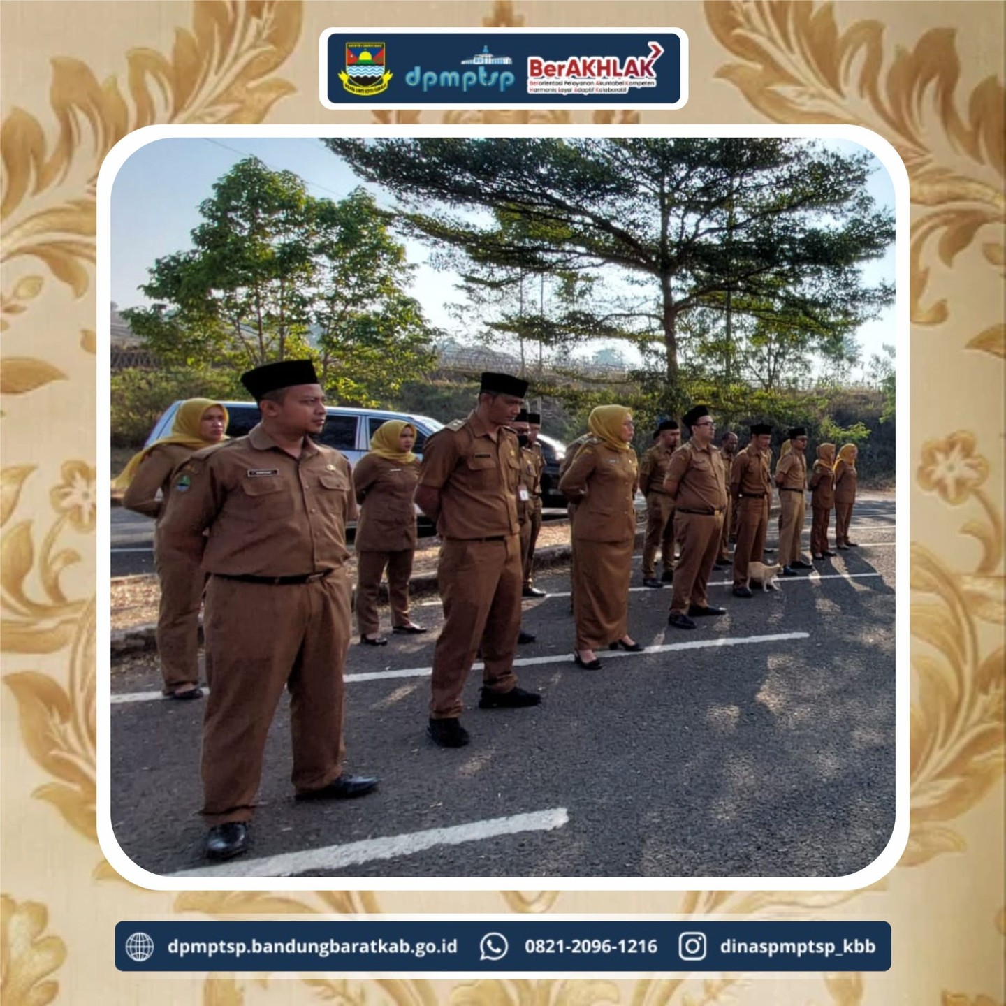 Apel Pagi Dinas PMPTSP Kab. Bandung Barat