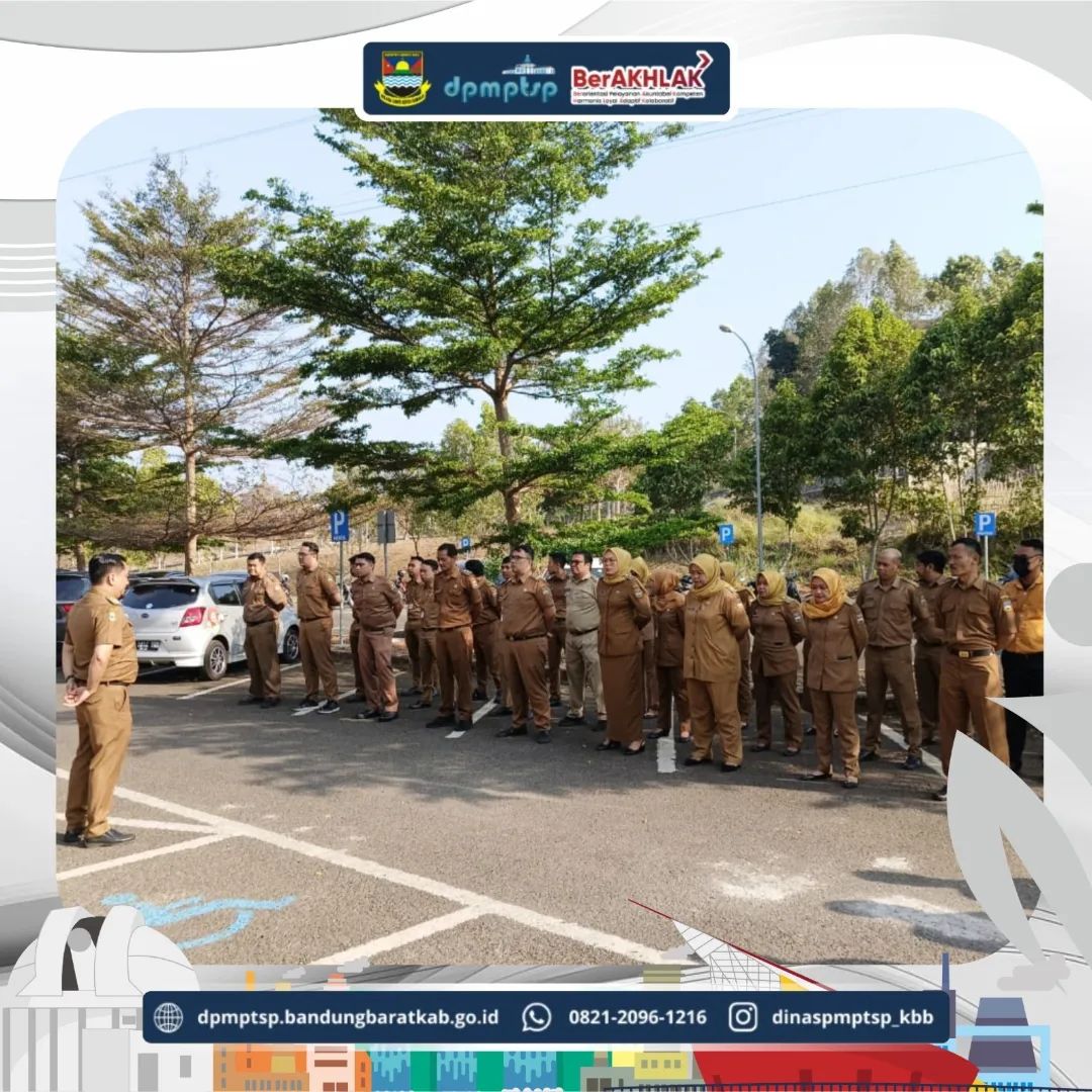 Apel Pagi Dinas PMPTSP Kab. Bandung Barat Senin, 16 Oktober 2023